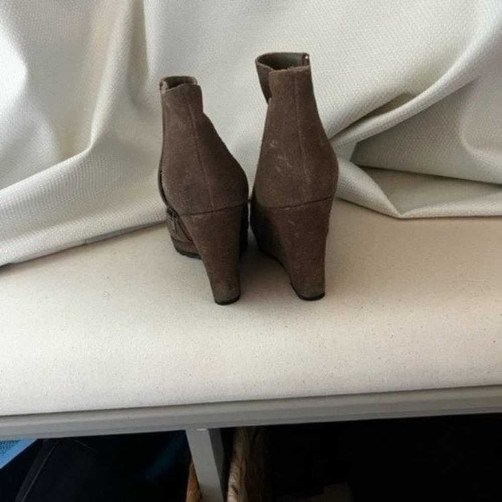 Light Brown Wedge Boots for Women - Platform Wedg… - image 6