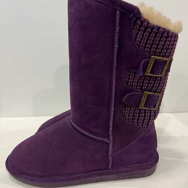 Like New Purple Bearpaw Boots - Size 9 (runs smal… - image 1