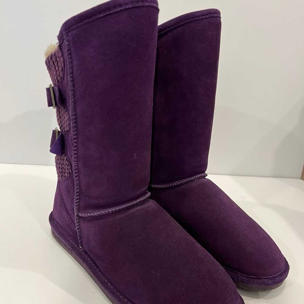 Like New Purple Bearpaw Boots - Size 9 (runs smal… - image 3