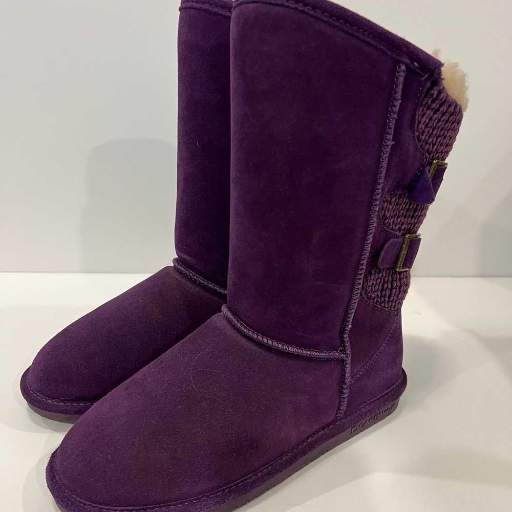 Like New Purple Bearpaw Boots - Size 9 (runs smal… - image 4