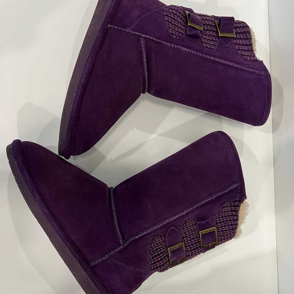 Like New Purple Bearpaw Boots - Size 9 (runs smal… - image 6