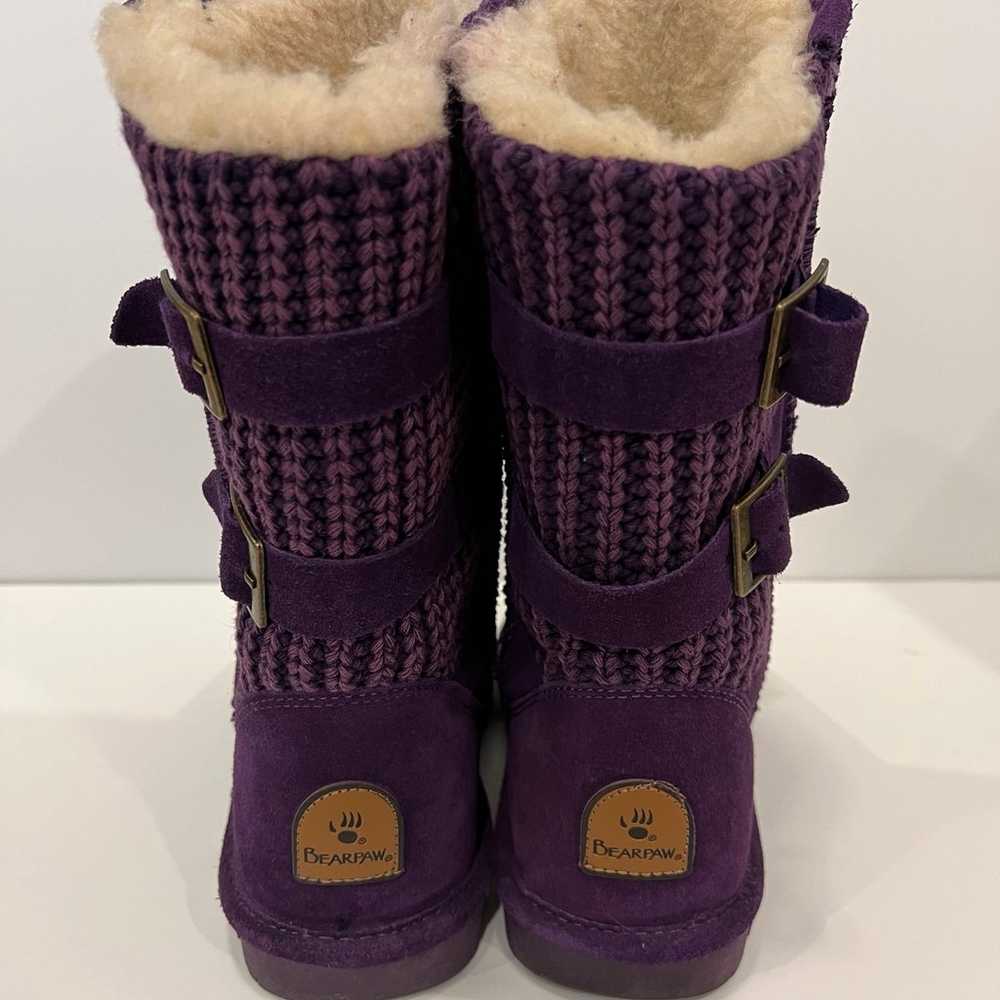 Like New Purple Bearpaw Boots - Size 9 (runs smal… - image 8