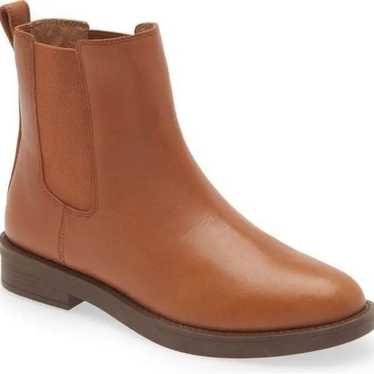 Madewell Brown Leather Chelsea Boot 9.5