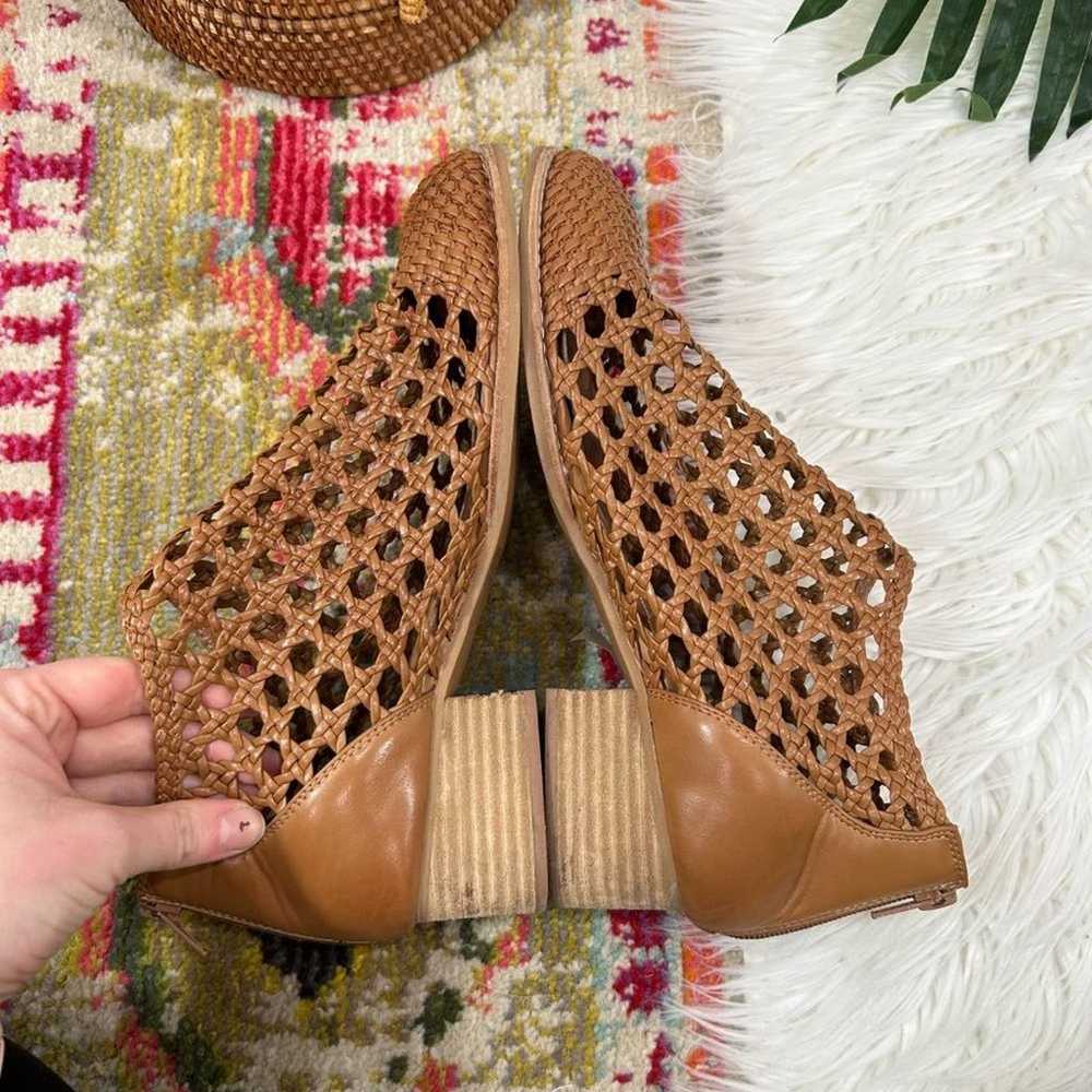 Anthropologie Jeffrey Campbell Brown Leather Bask… - image 4