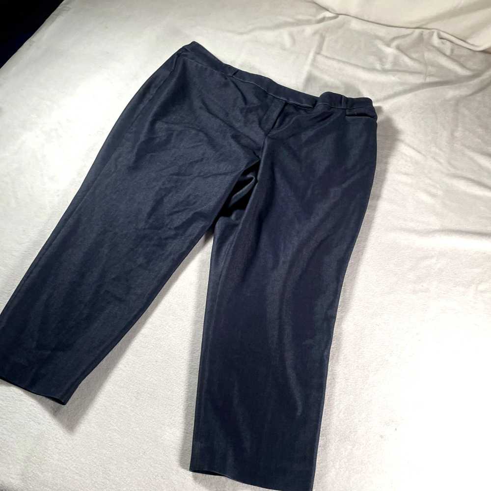 Vintage Lane Bryant Pants Womens 22 Blue High Wai… - image 2