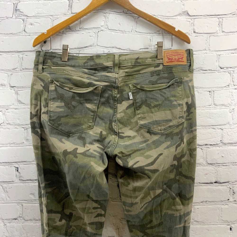 Levi's Levis 711 Skinny Jeans Camo Green Womens S… - image 3