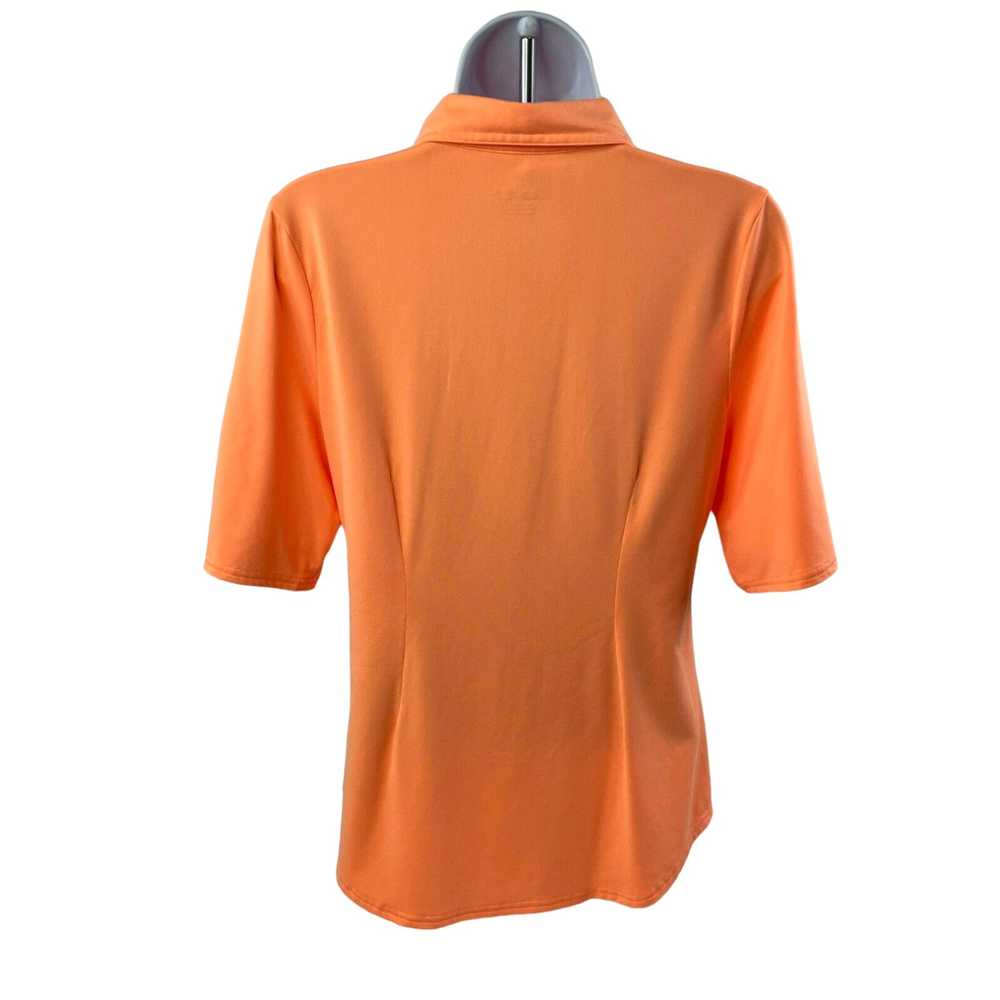 Vintage Jofit Polo Shirt Womens Small Orange Quar… - image 3