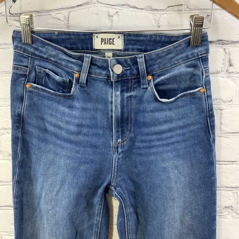 Paige Paige Blue Jeans Womens Waist Sz 26 Faded W… - image 2