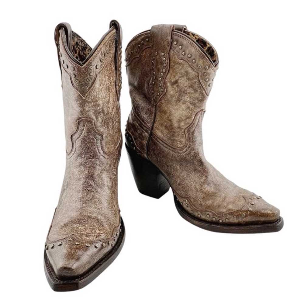 Lucchese Charlie 1 Horse Mid Calf Boots Size 6.5 … - image 2