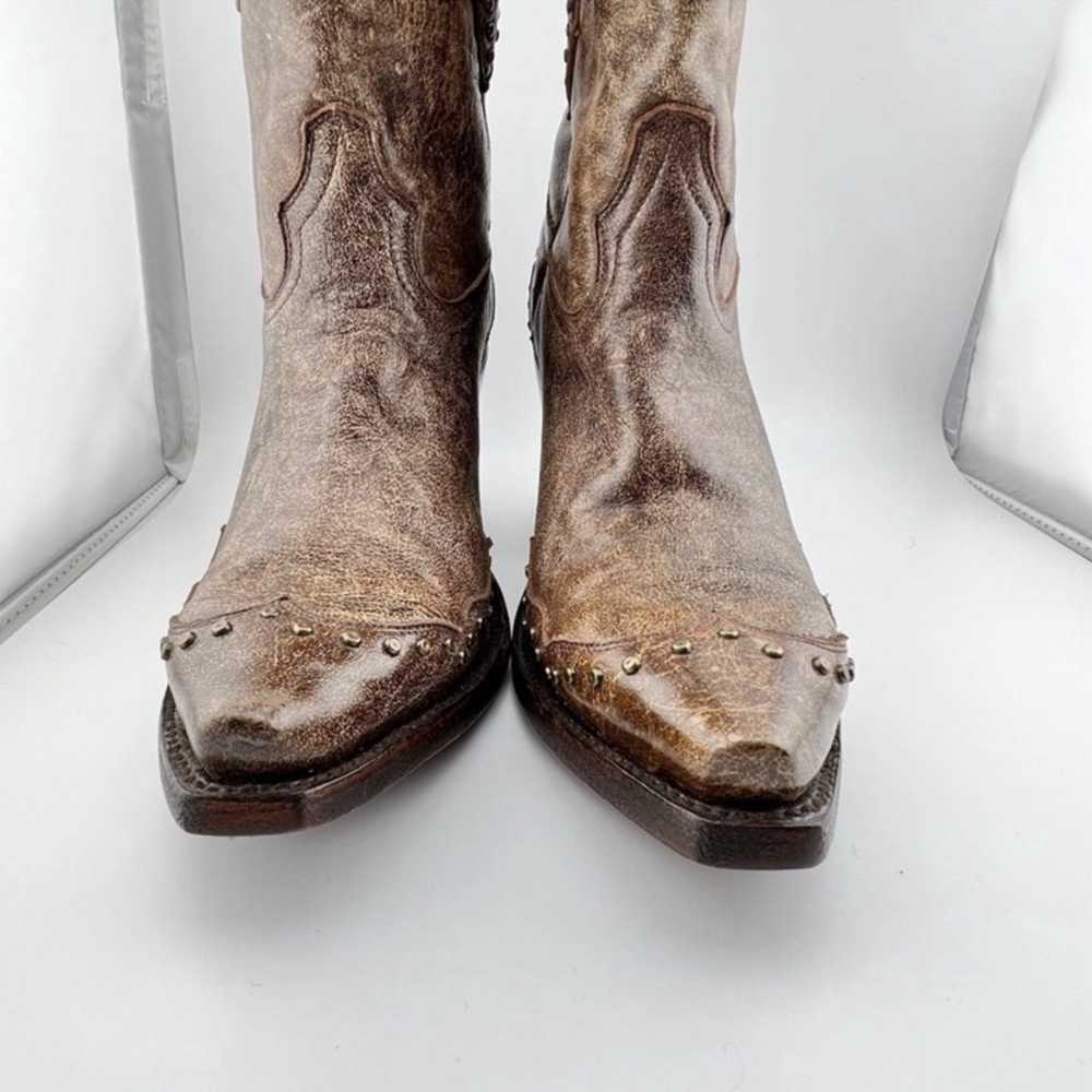 Lucchese Charlie 1 Horse Mid Calf Boots Size 6.5 … - image 5