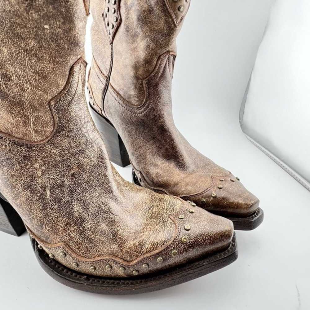 Lucchese Charlie 1 Horse Mid Calf Boots Size 6.5 … - image 9