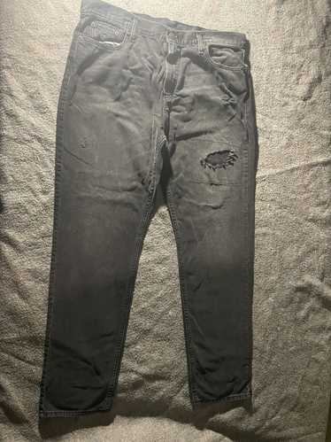 Hollister Hollister Classic Taper Denim- Black, 38