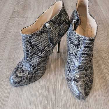 Giuseppe Zanotti Snakeskin & leather booties shoes - image 1