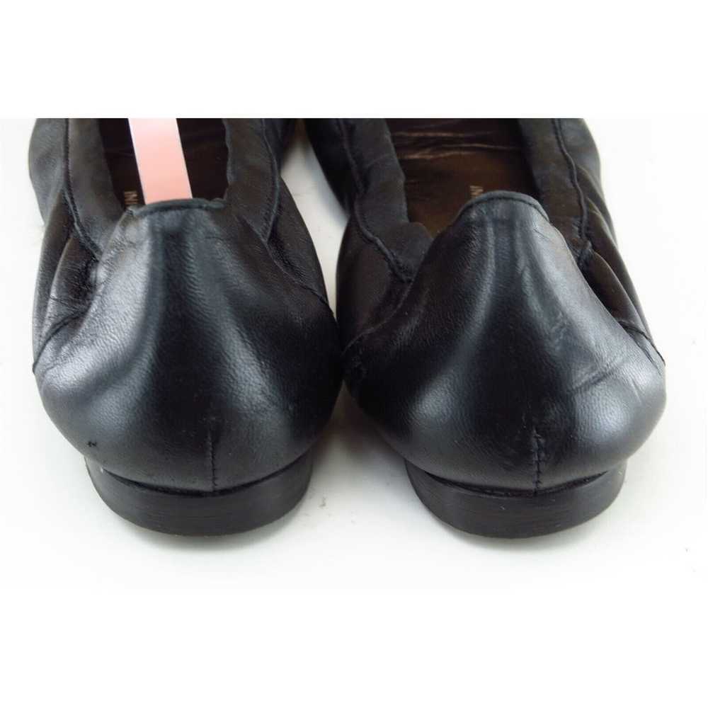 AGL Women Sz 37.5 M Black Ballet Leather Shoes - image 5