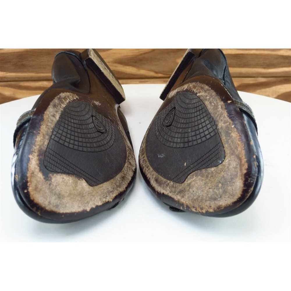 AGL Women Sz 37.5 M Black Ballet Leather Shoes - image 7