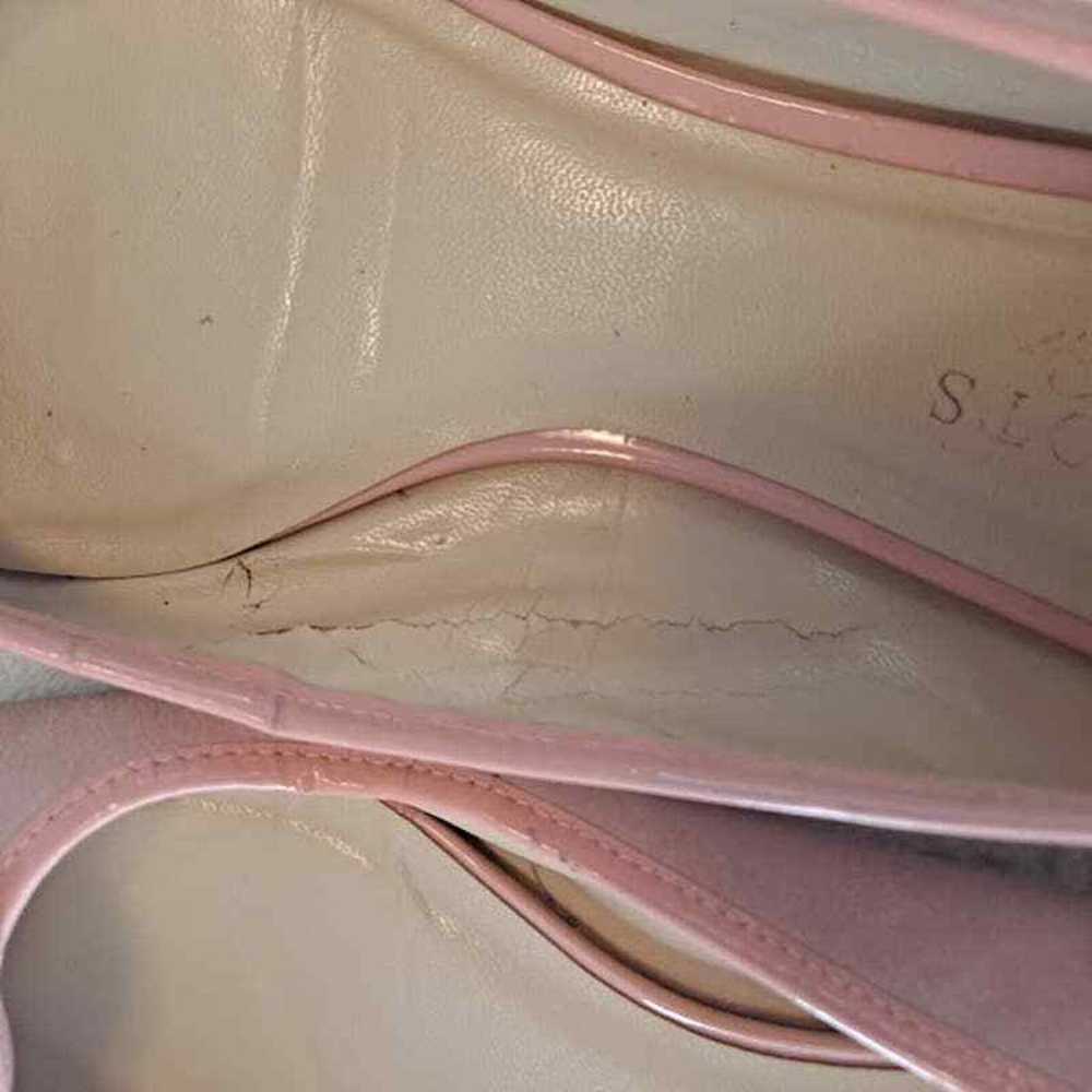 Talbots Ballet Flats 8.5B Pink Suede Leather Pate… - image 10