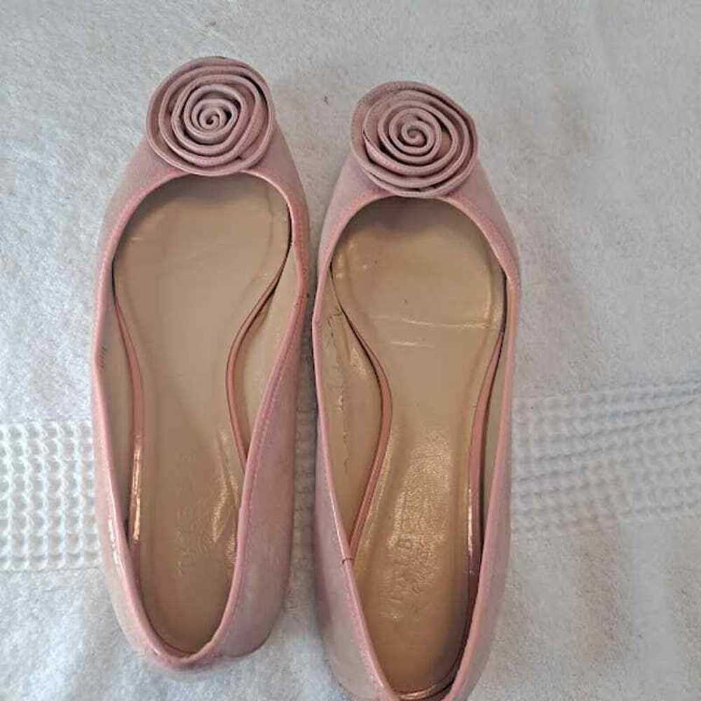 Talbots Ballet Flats 8.5B Pink Suede Leather Pate… - image 11