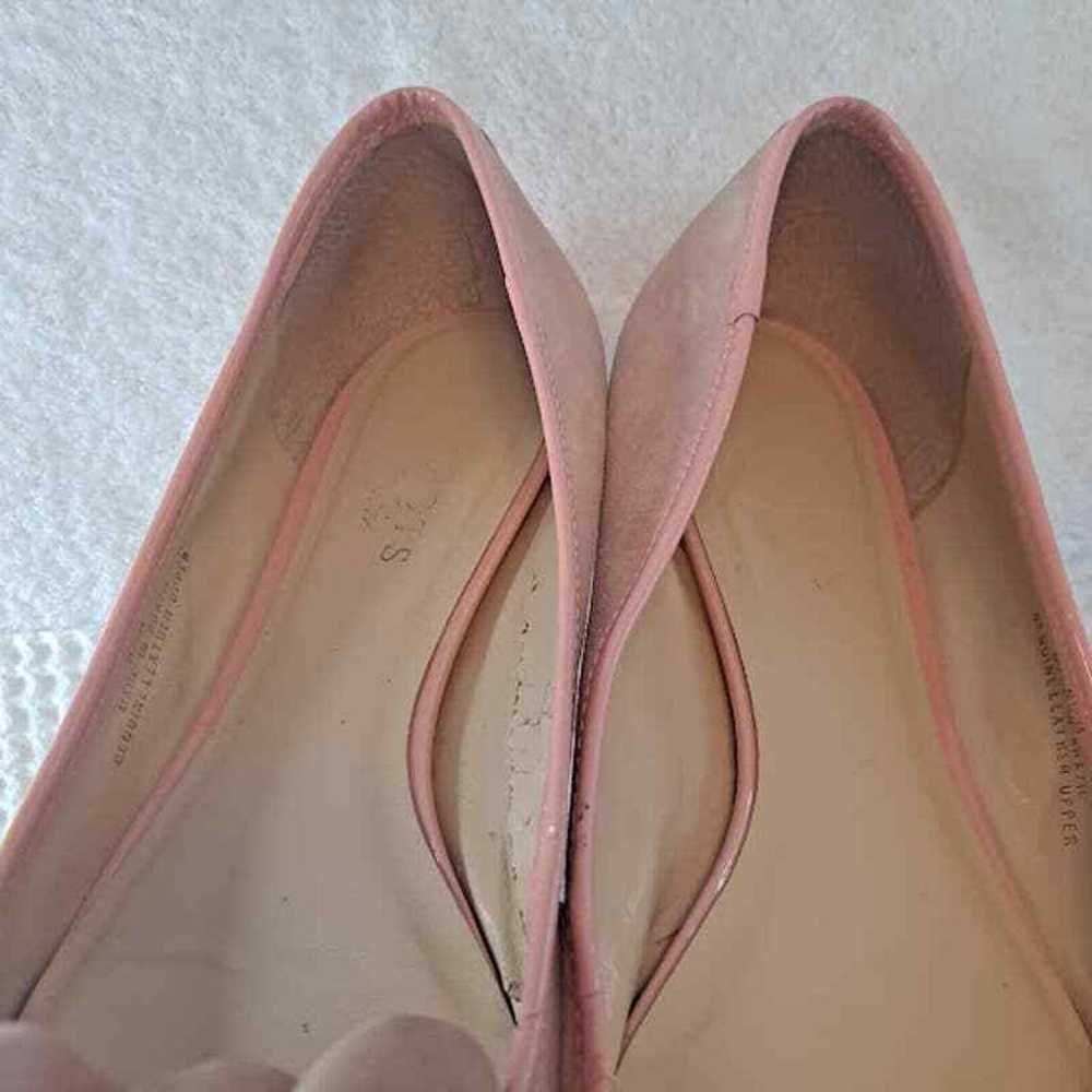 Talbots Ballet Flats 8.5B Pink Suede Leather Pate… - image 12