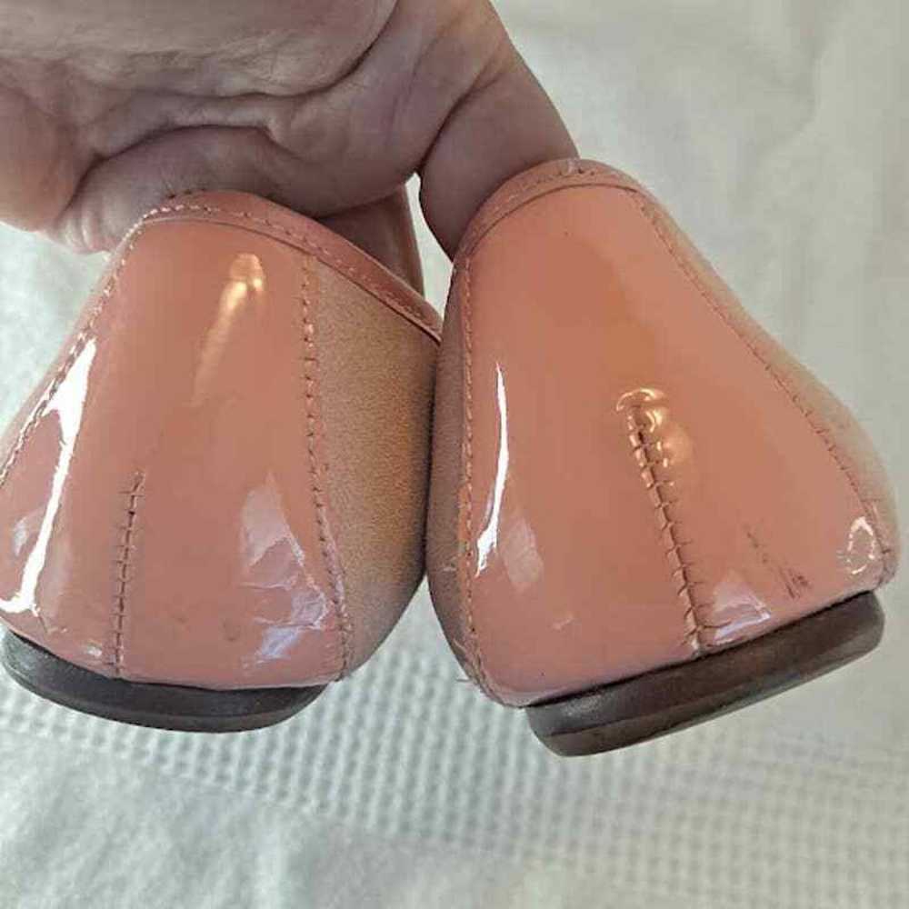 Talbots Ballet Flats 8.5B Pink Suede Leather Pate… - image 8
