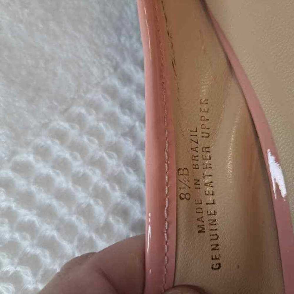 Talbots Ballet Flats 8.5B Pink Suede Leather Pate… - image 9
