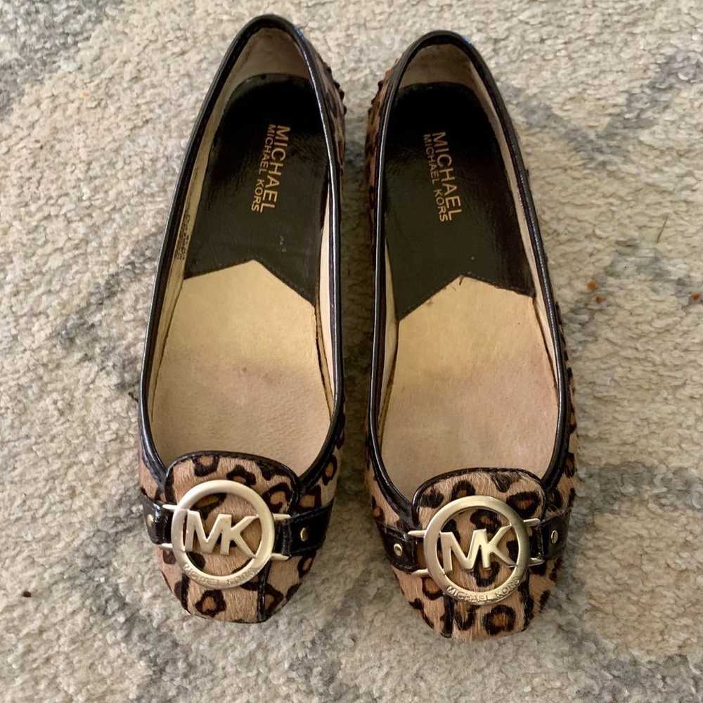 Michael Kors leopard flats shoes - image 1