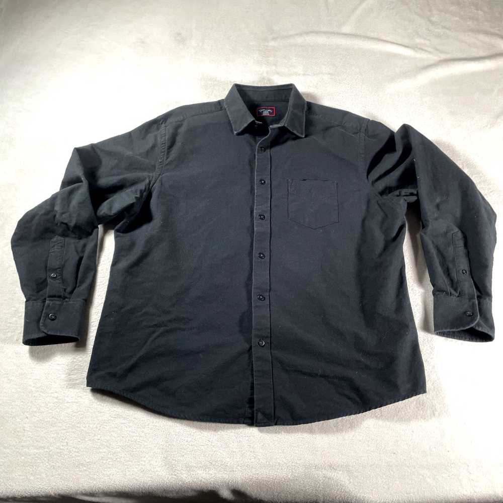 UNTUCKit Untuckit Shirt Mens Large Black Button U… - image 1