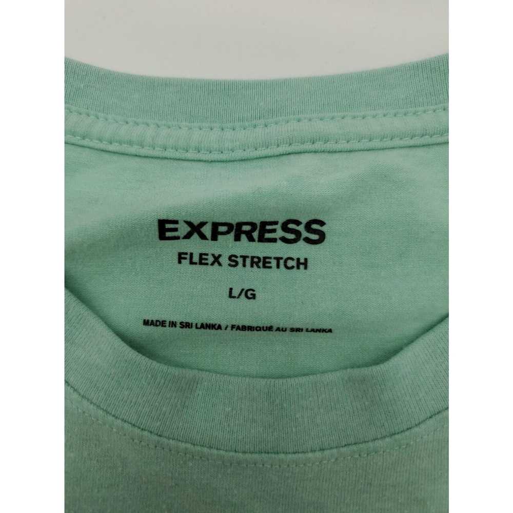 Express Express T-Shirt Men Large Green..#0545 - image 2