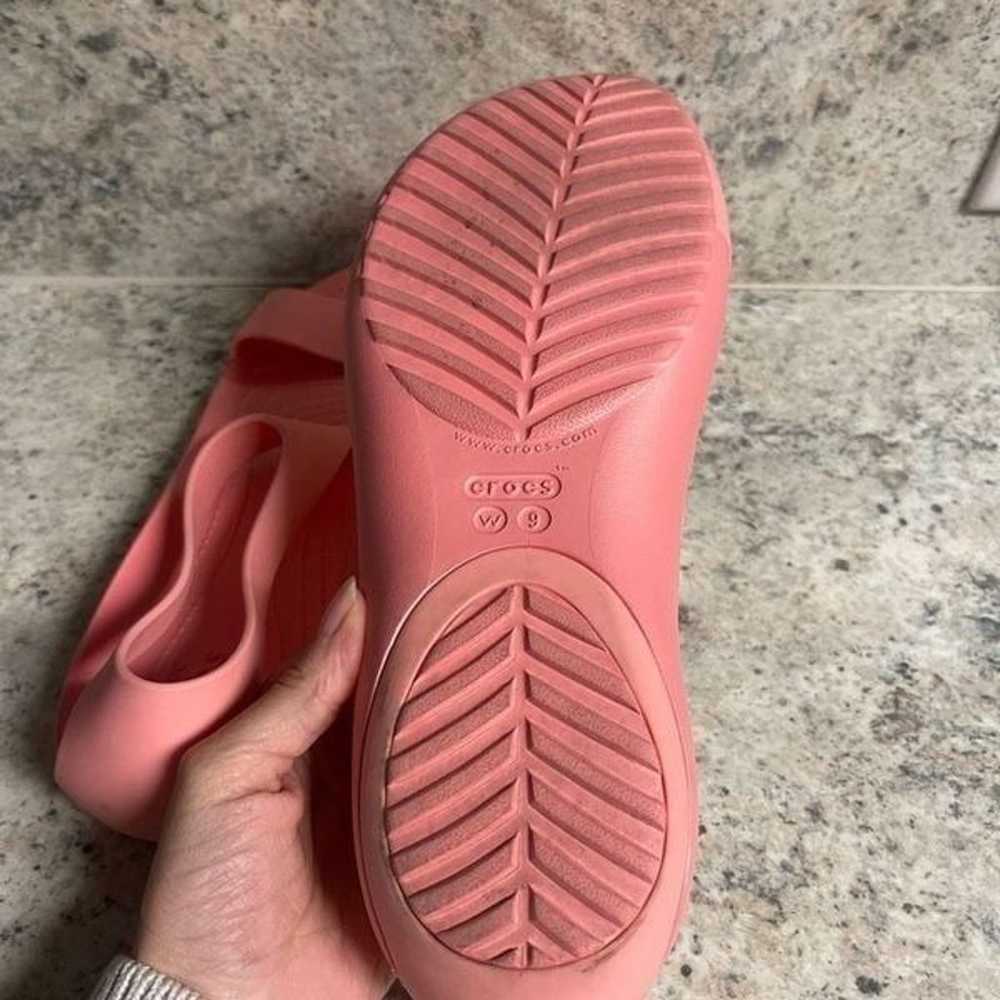 Crocs pink t strap gladiator sandals - image 5