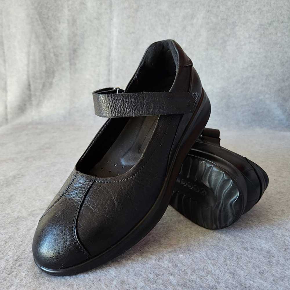 ecco $140 Arquet Mary Jane Flats Comfort Shoes Bl… - image 4