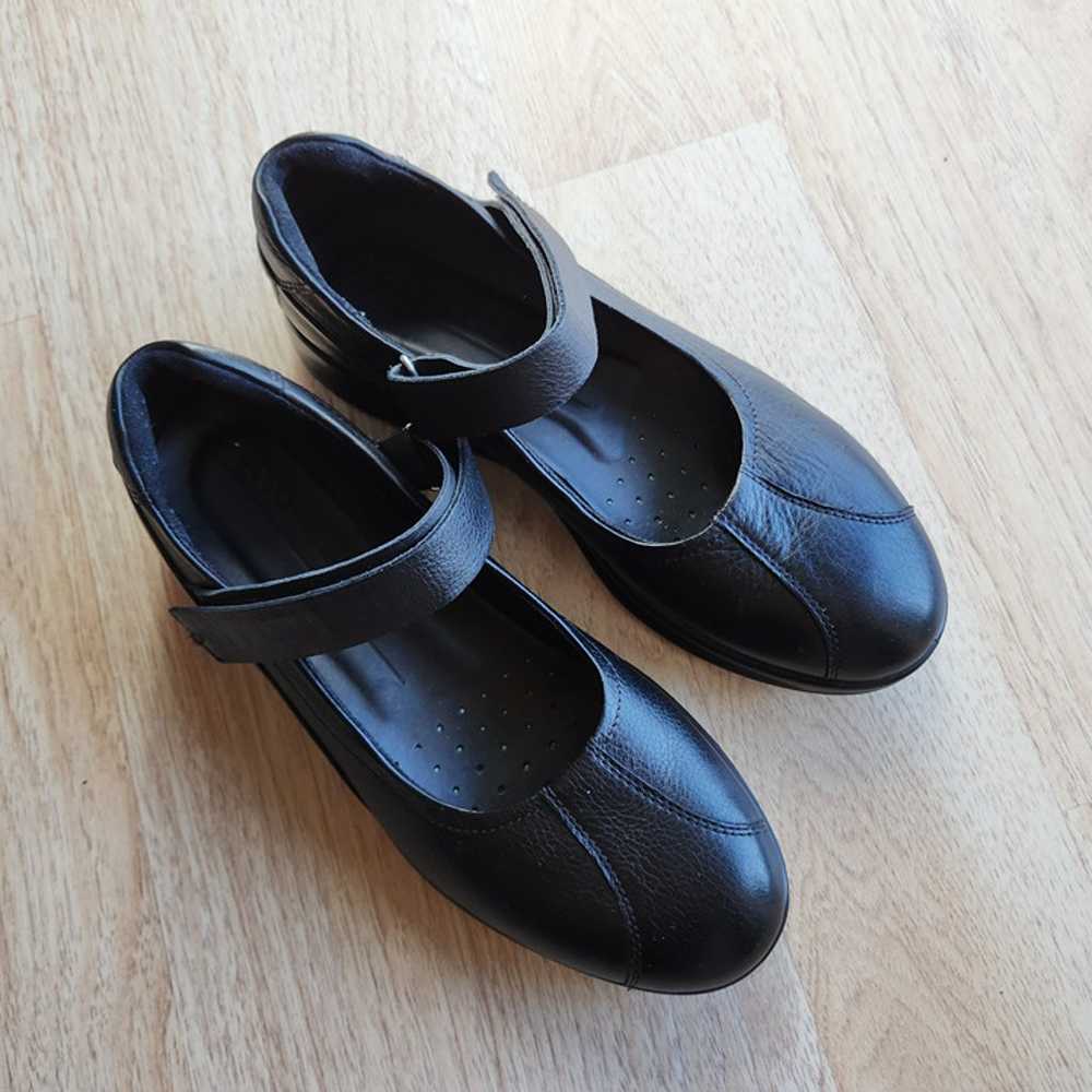 ecco $140 Arquet Mary Jane Flats Comfort Shoes Bl… - image 5