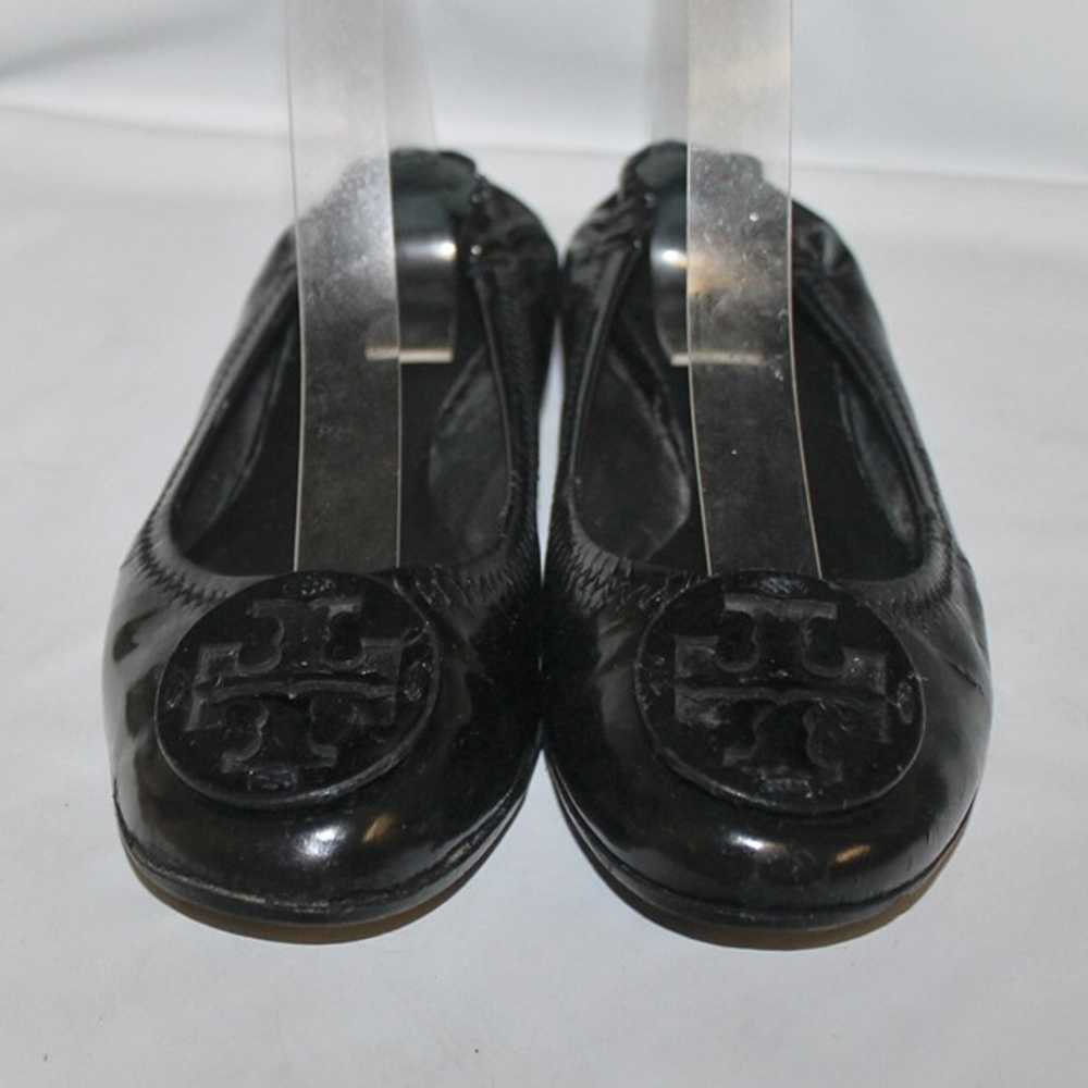 Tory Burch Black Patent Leather Reva Ballet Flats… - image 2