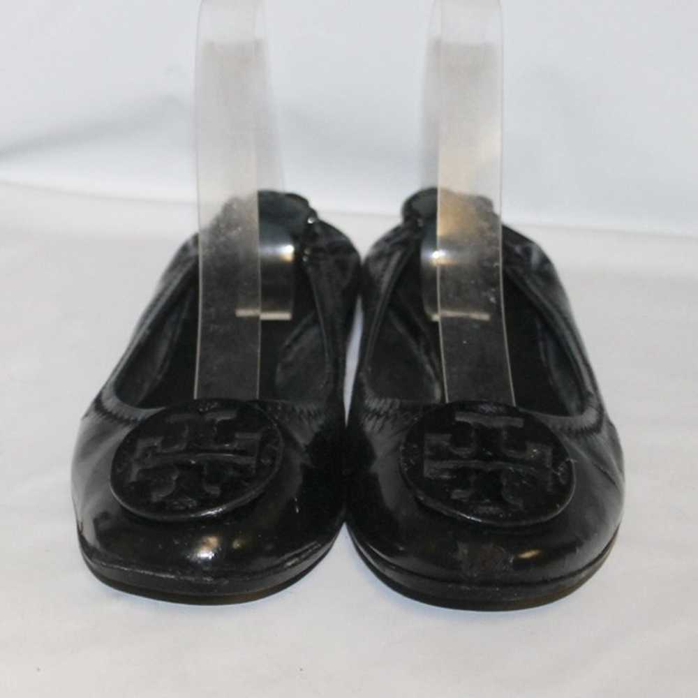 Tory Burch Black Patent Leather Reva Ballet Flats… - image 3
