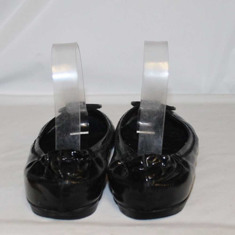Tory Burch Black Patent Leather Reva Ballet Flats… - image 4