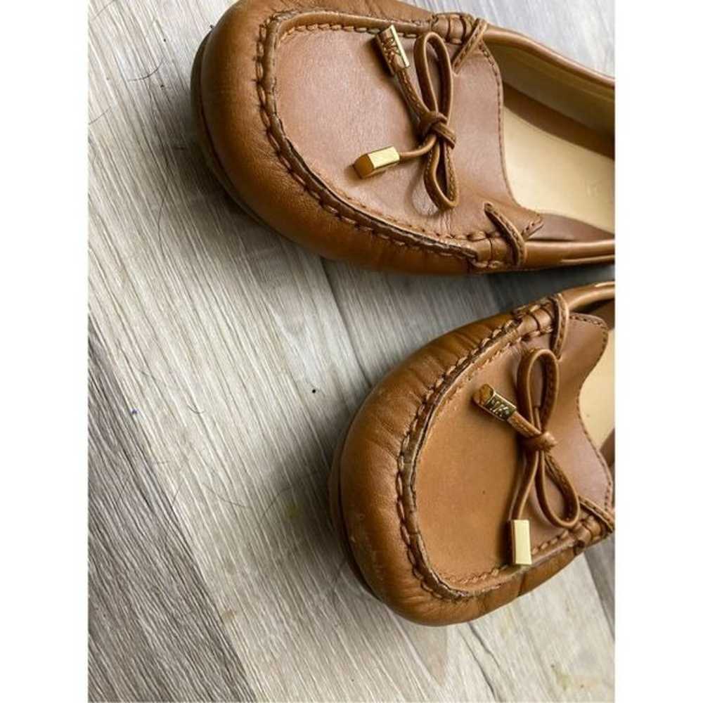 MICHAEL KORS Sutton Tan Brown Leather Moccasin Lo… - image 2
