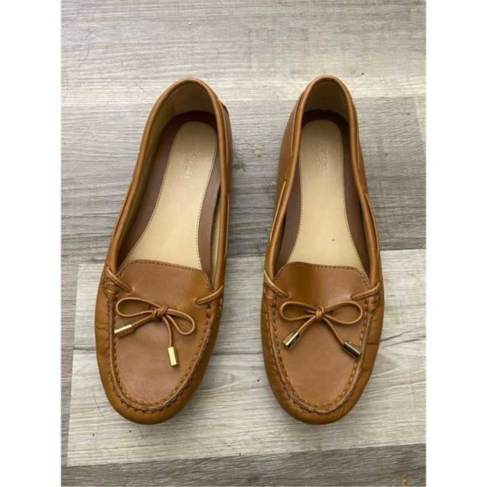 MICHAEL KORS Sutton Tan Brown Leather Moccasin Lo… - image 4