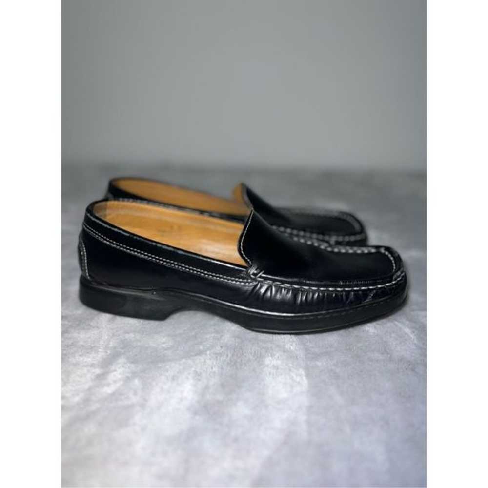 Coach Loafer Black Leather Oxford Slip On Women’s… - image 2