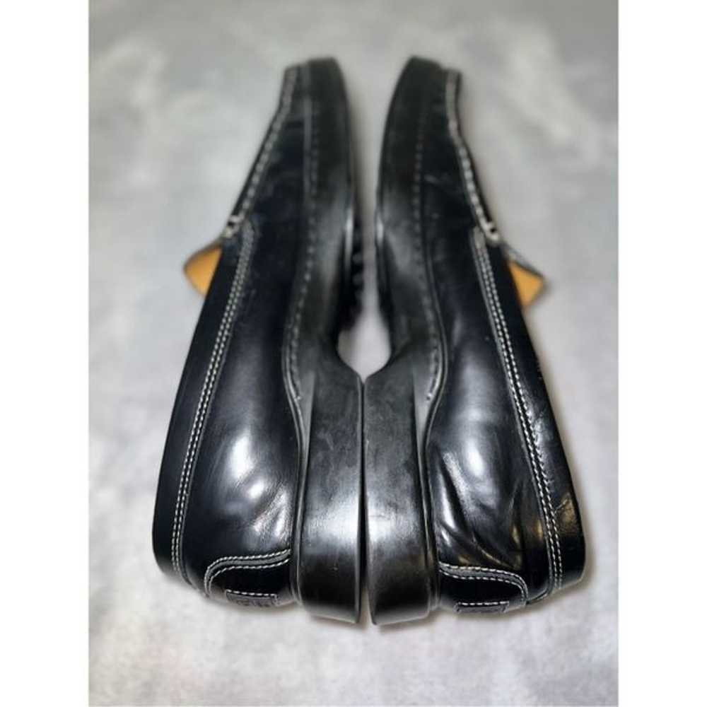 Coach Loafer Black Leather Oxford Slip On Women’s… - image 5