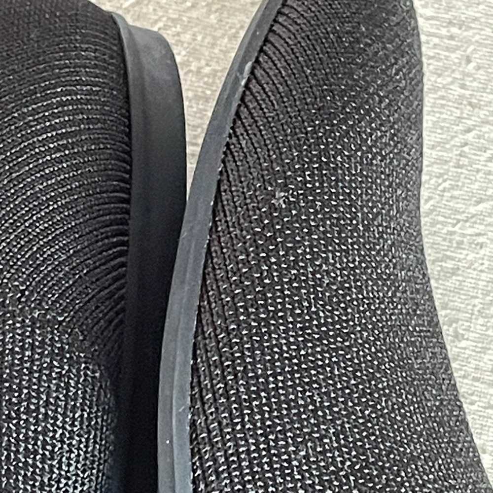 Rothy's Loafer Black Solid Knit Flats size 7 - image 4