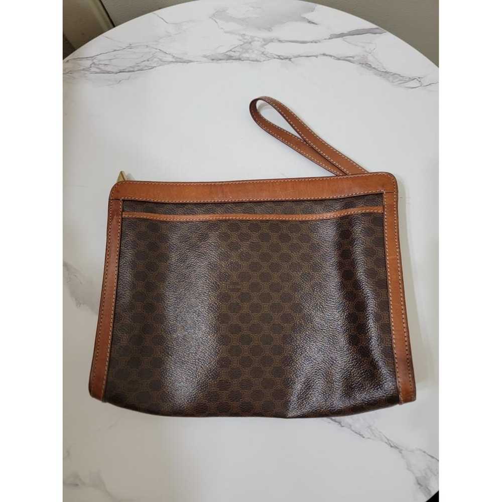 Celine Triomphe Vintage leather clutch bag - image 5