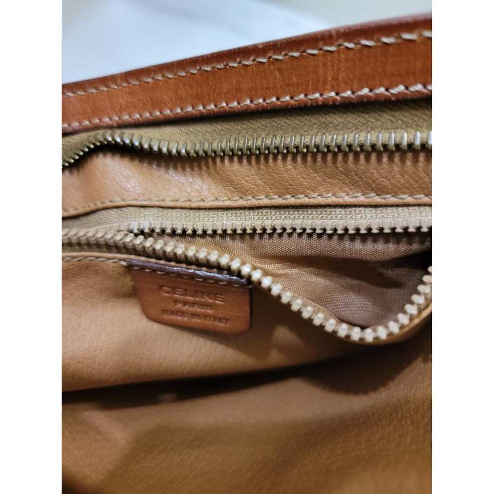 Celine Triomphe Vintage leather clutch bag - image 6