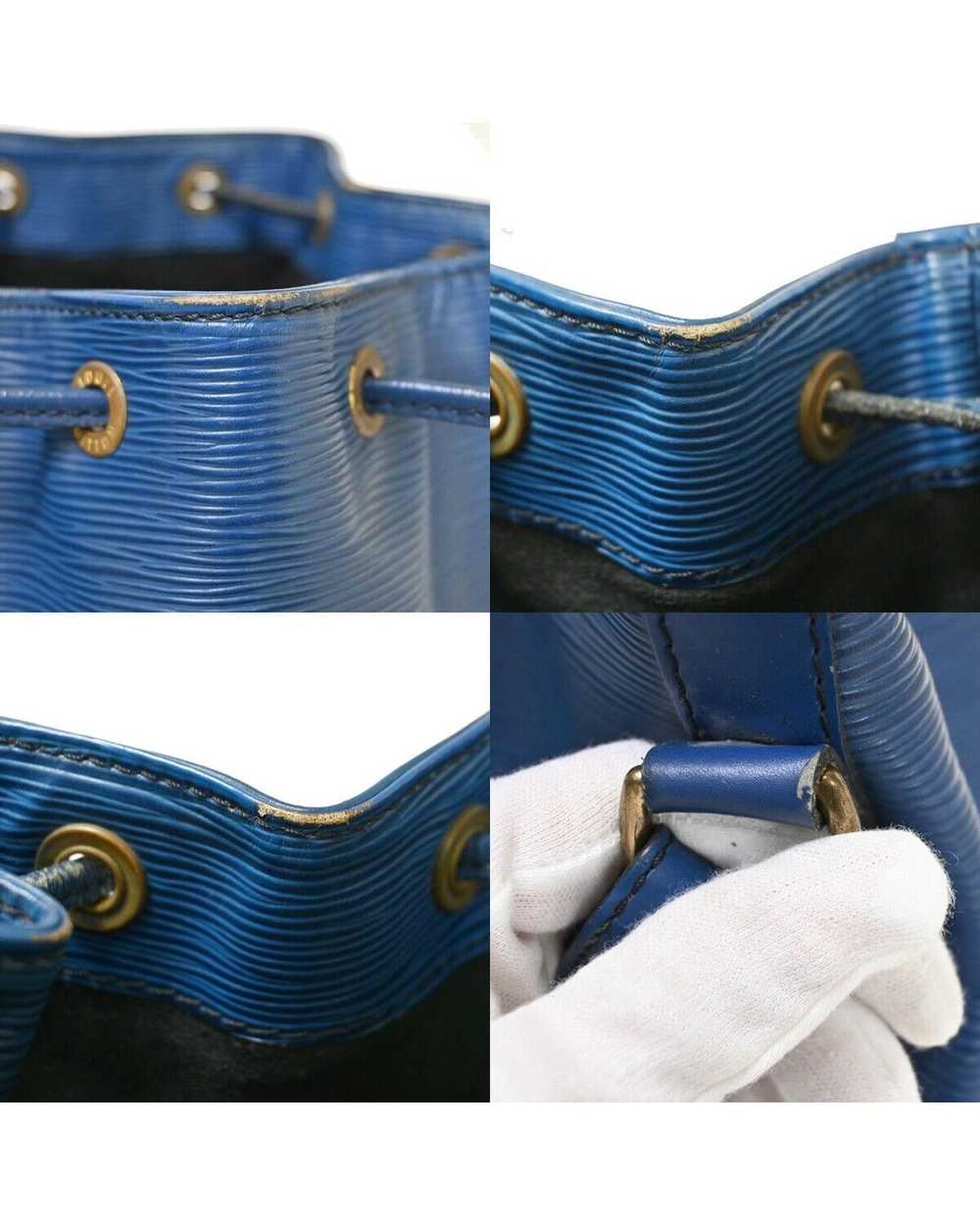 Louis Vuitton Blue Epi Leather Shoulder Bag with … - image 10