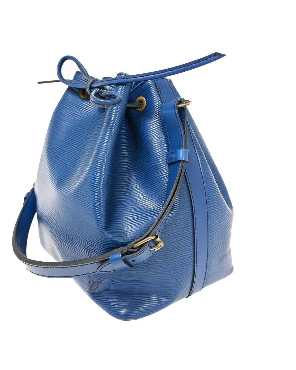 Louis Vuitton Blue Epi Leather Shoulder Bag with … - image 2