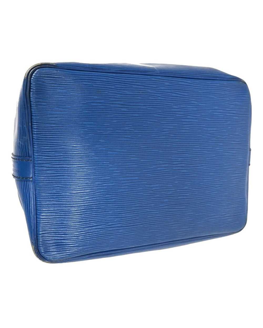 Louis Vuitton Blue Epi Leather Shoulder Bag with … - image 5
