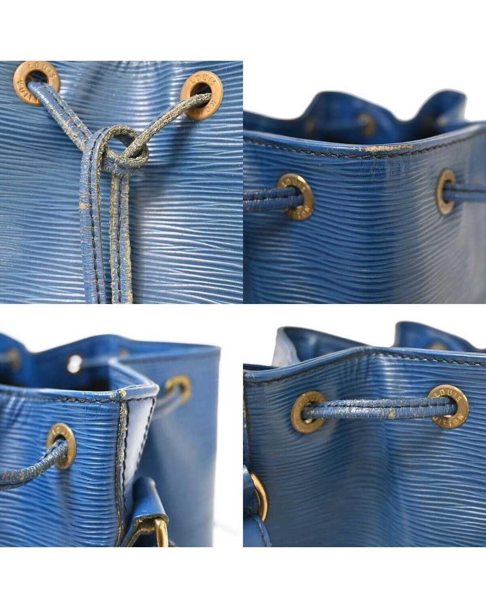 Louis Vuitton Blue Epi Leather Shoulder Bag with … - image 9