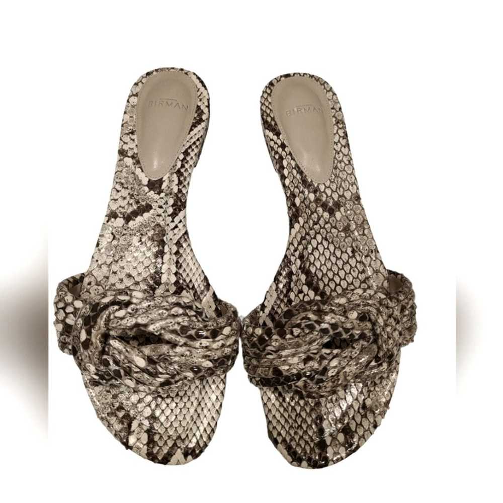 Alexandre Birman Vicky Knotted Flat Slide Sandals… - image 2