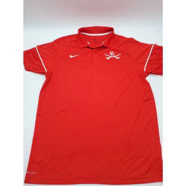 Nike Nike XL Red CG sports Logo Men Polo Collared 