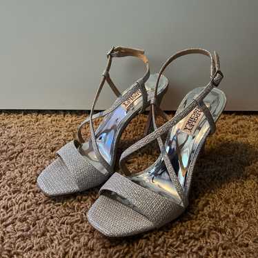 Badgley Mischka sparkly heels