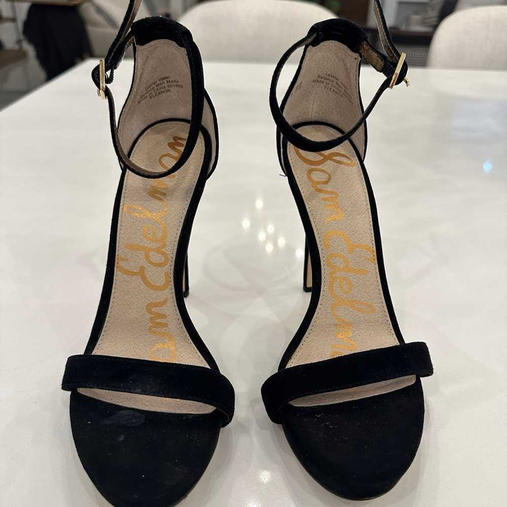 Sam Edelman black ankle strap heels - image 1