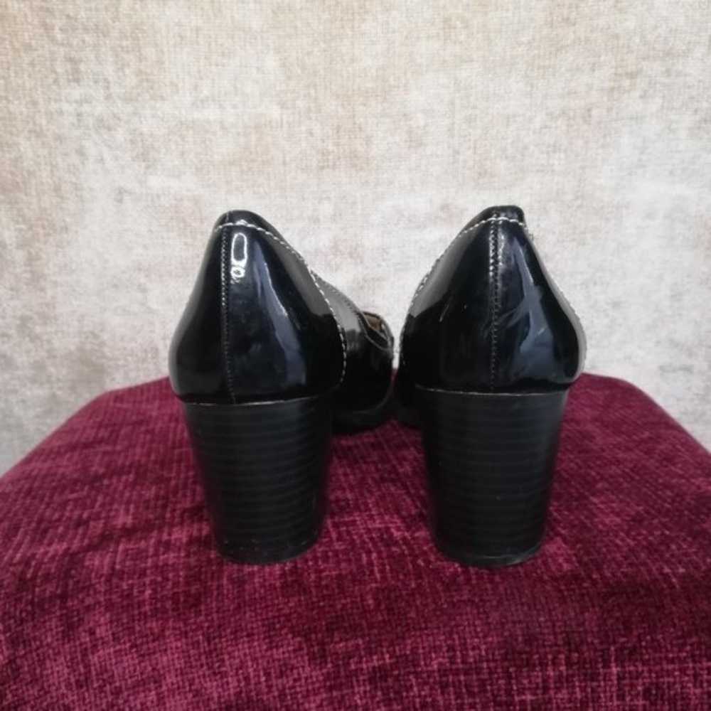 Naturalizer Kiki Black Faux Patent Leather Heel P… - image 6