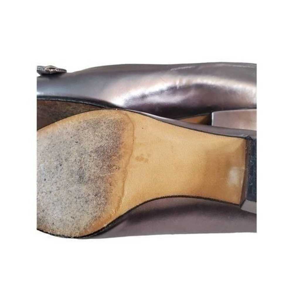 VIntage Joan Helpern Women's Metallic Leather Bow… - image 11